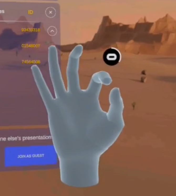 Open Oculus Menu